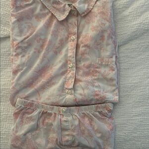 Floral Pink and White Lounge Set